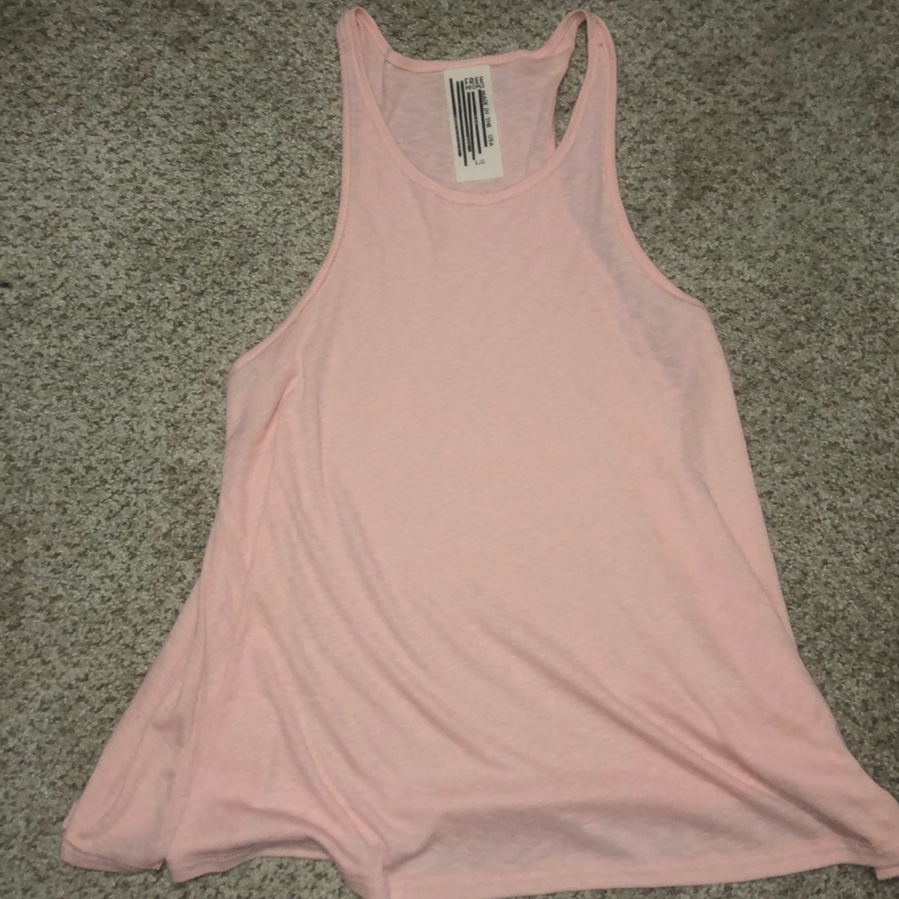 Free People light pink, flowy tank top